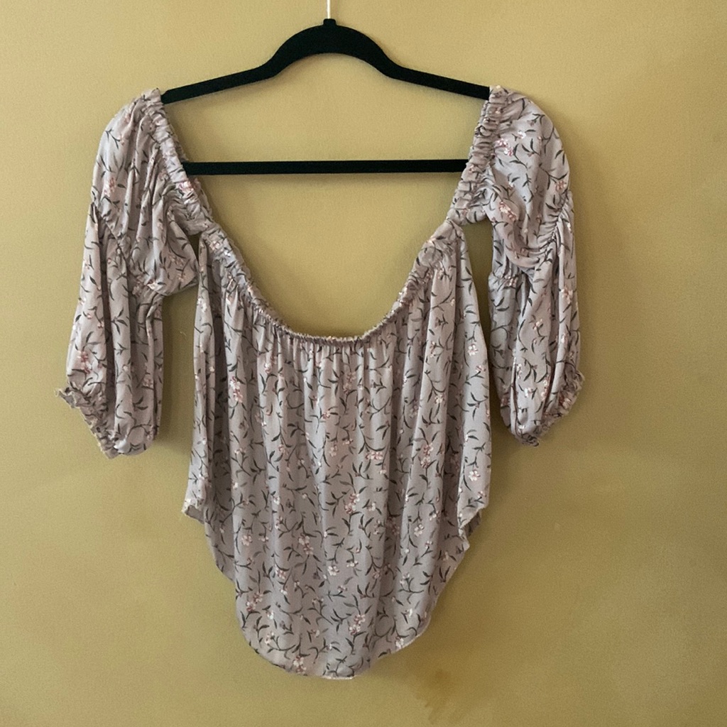 Beautiful Off The Shoulder Crop Top